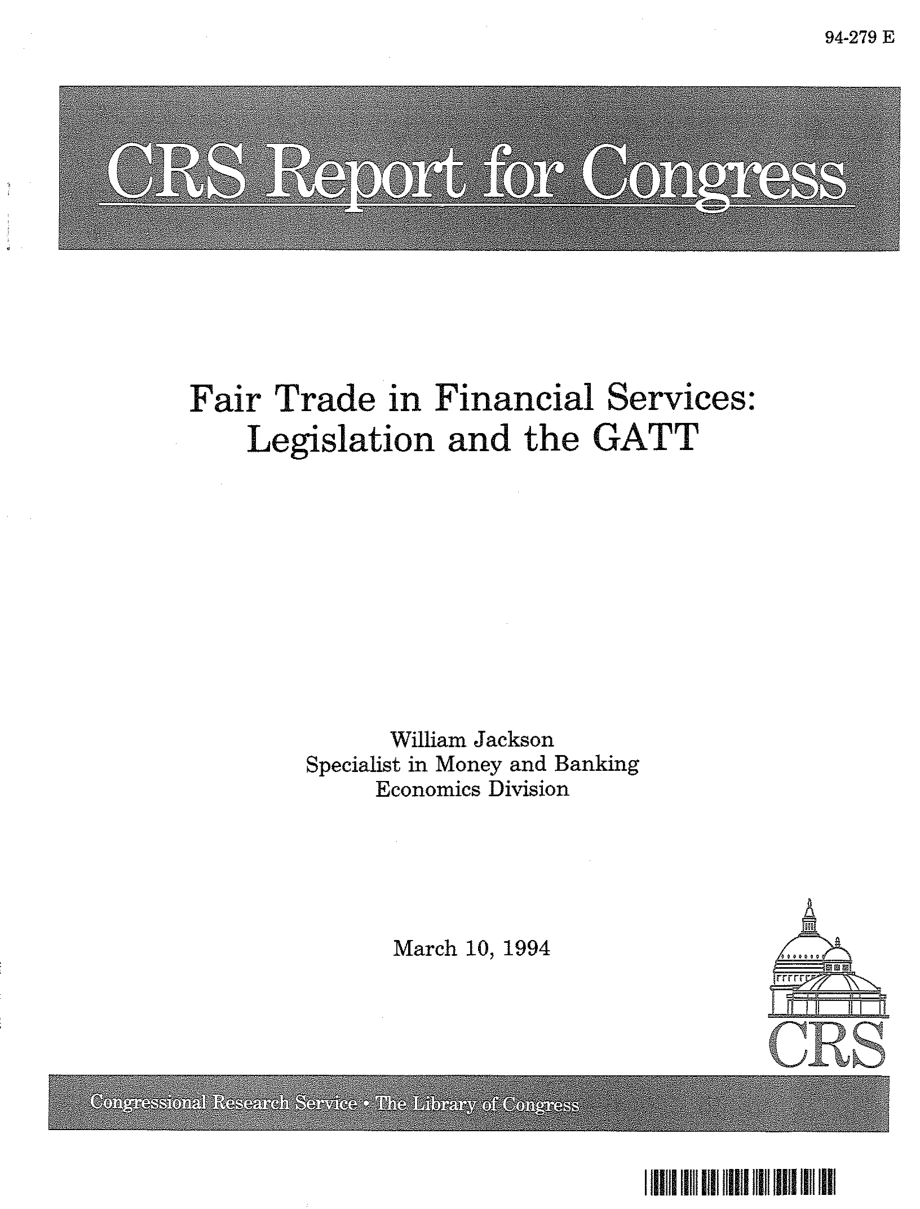 [19940310]94-279_金融服务公平贸易：立法与关贸总协定.pdf_第1页