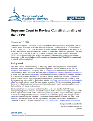 [20191127]LSB10366_最高法院将审查CFPB的合宪性 .pdf