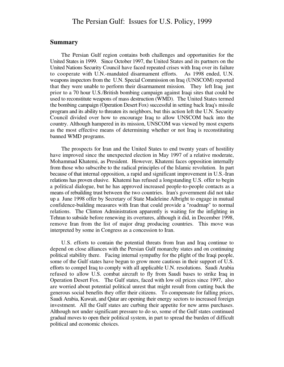 [19990317]RL30093_波斯湾：1999年美国政策问题.pdf_第3页