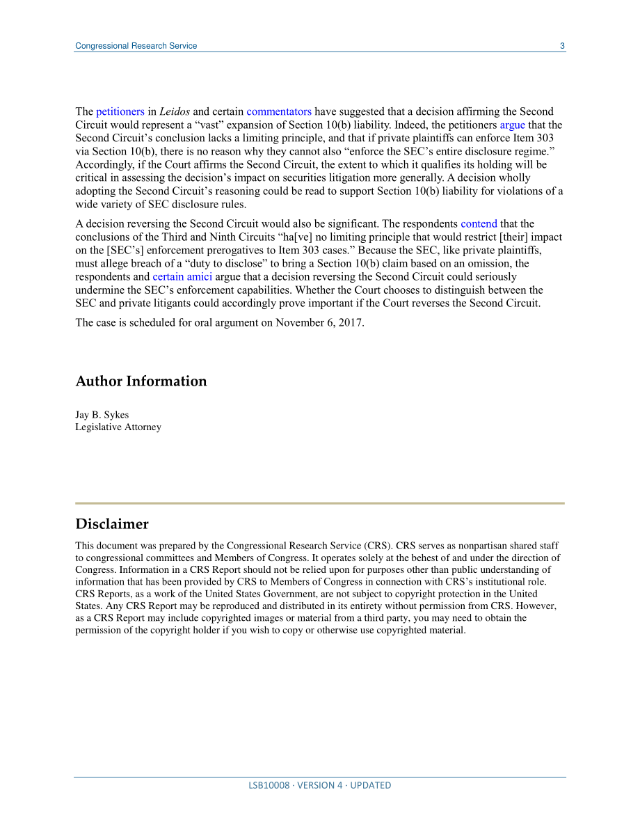 [20171017]LSB10008_更新时间：当沉默不是黄金：证券法下的不作为责任 .pdf_第3页