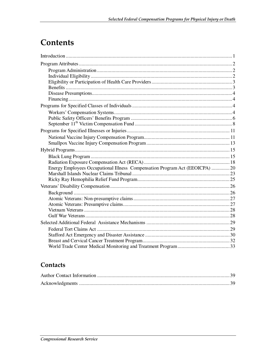 [20090427]RL33927_选定的联邦人身伤害或死亡赔偿计划.pdf_第3页