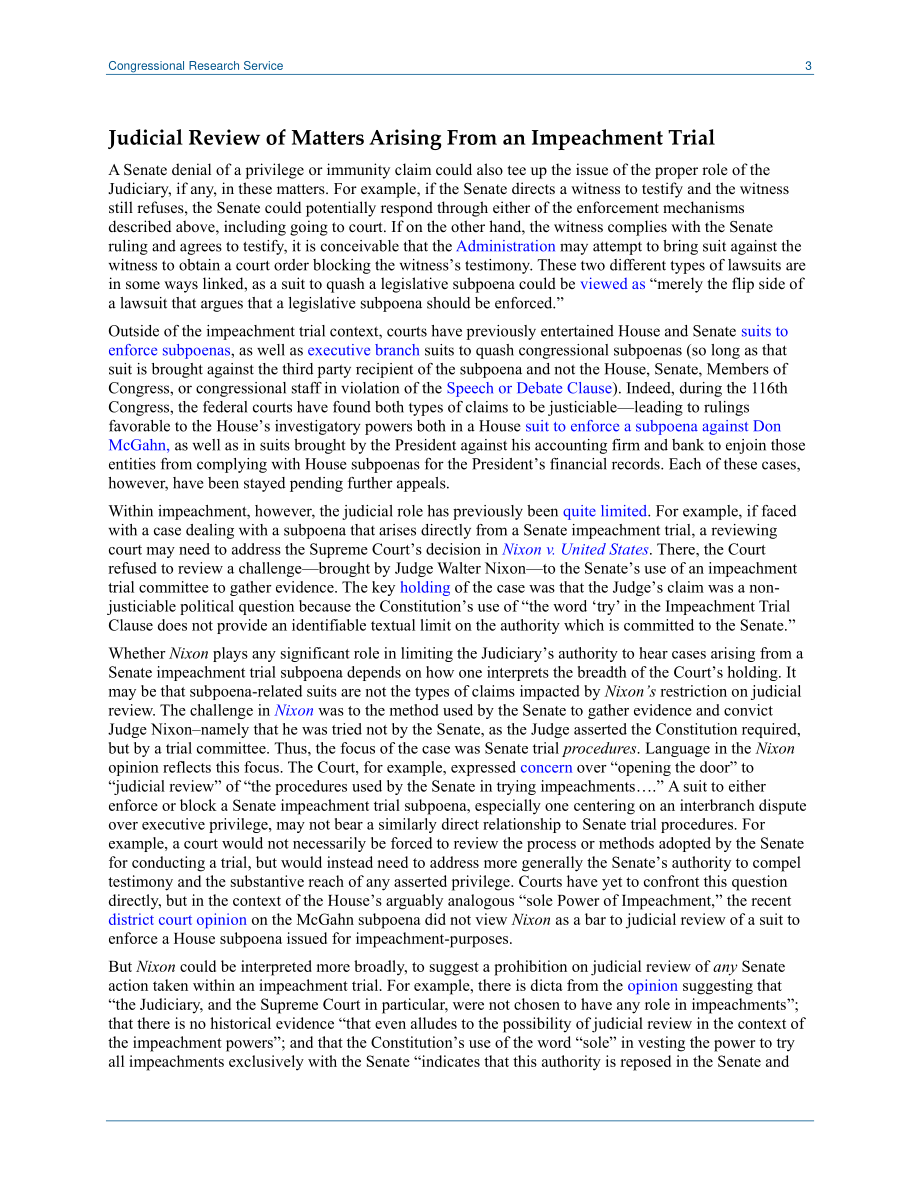 [20200121]LSB10396_在弹劾审判中获得证人：强制、行政特权和法院.pdf_第3页