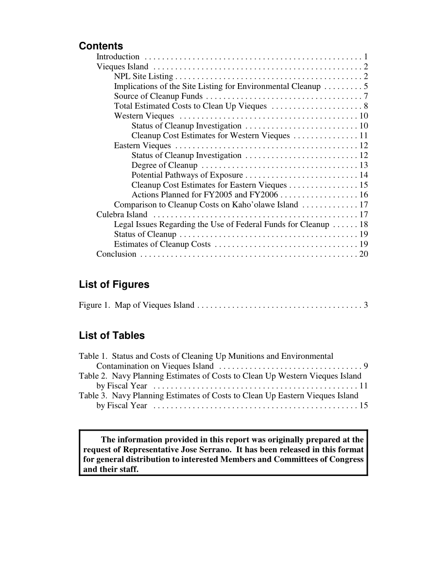 [20050707]RL32533_别克斯岛和库莱布拉群岛：清理状况和成本分析.pdf_第3页