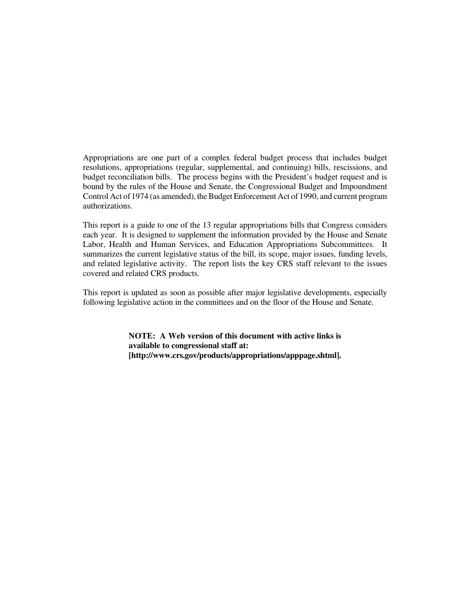 [20020311]RL31003_2002财年拨款：劳动、卫生和公共服务以及教育.pdf_第2页