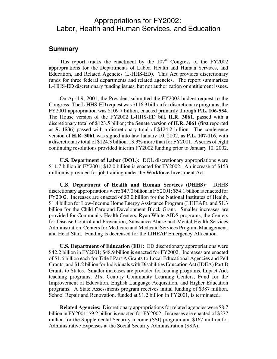 [20020311]RL31003_2002财年拨款：劳动、卫生和公共服务以及教育.pdf_第3页