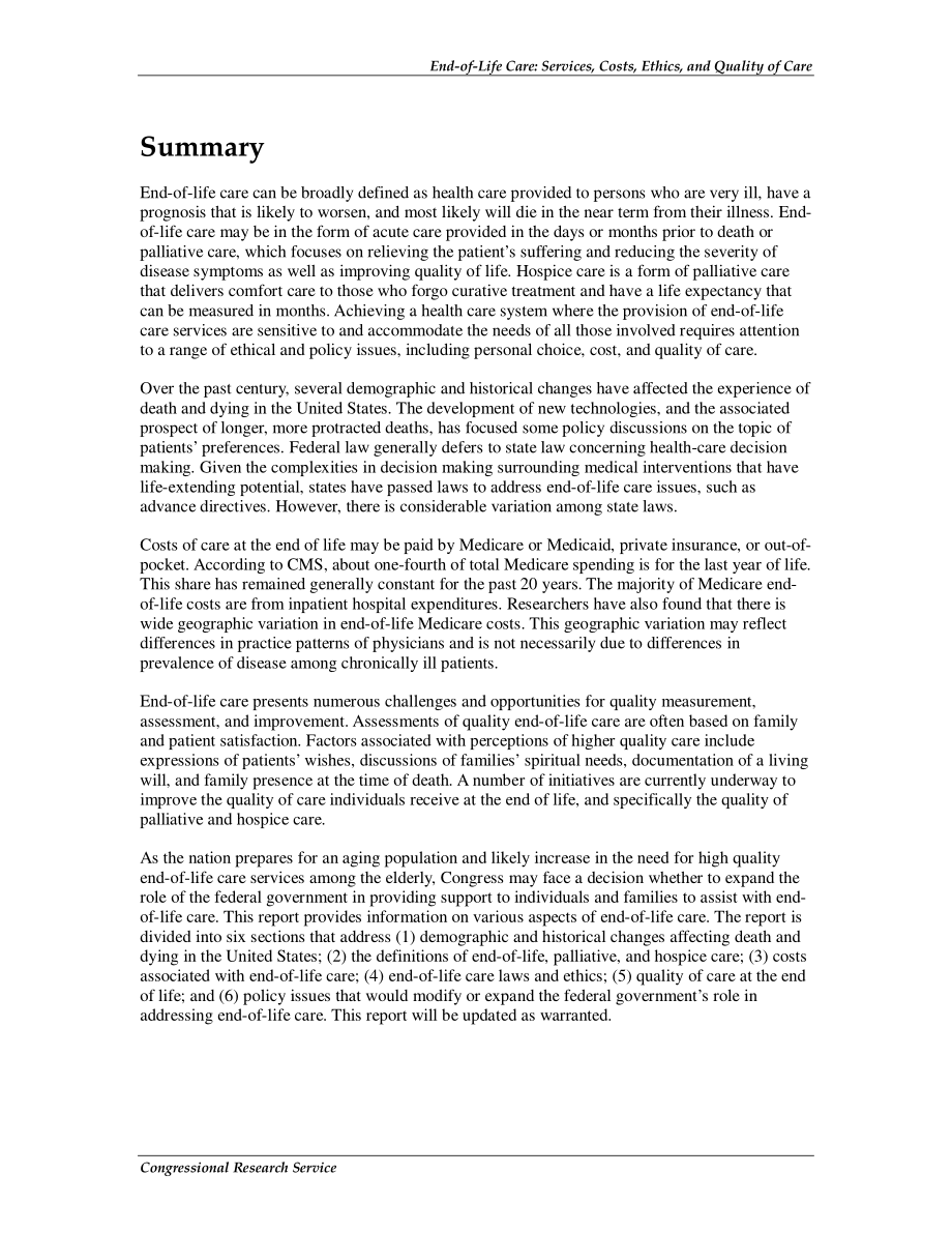 [20090223]R40235_临终关怀：服务、成本、道德和护理质量.pdf_第2页