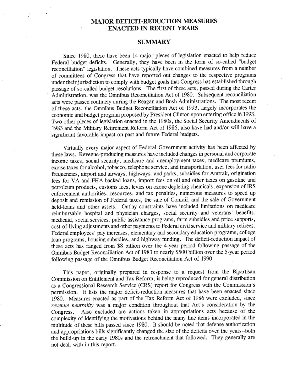 [19940908]94-719_近年来颁布的主要赤字削减措施.pdf_第2页