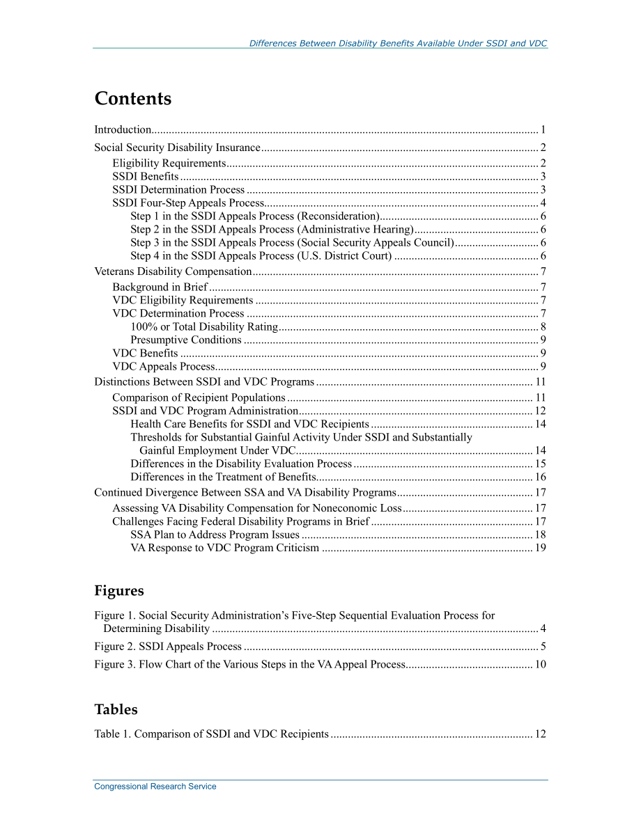 [20140123]R41289_社会保障残疾保险（SSDI）和退伍军人残疾补偿（VDC）计划下提供的残疾福利.pdf_第3页