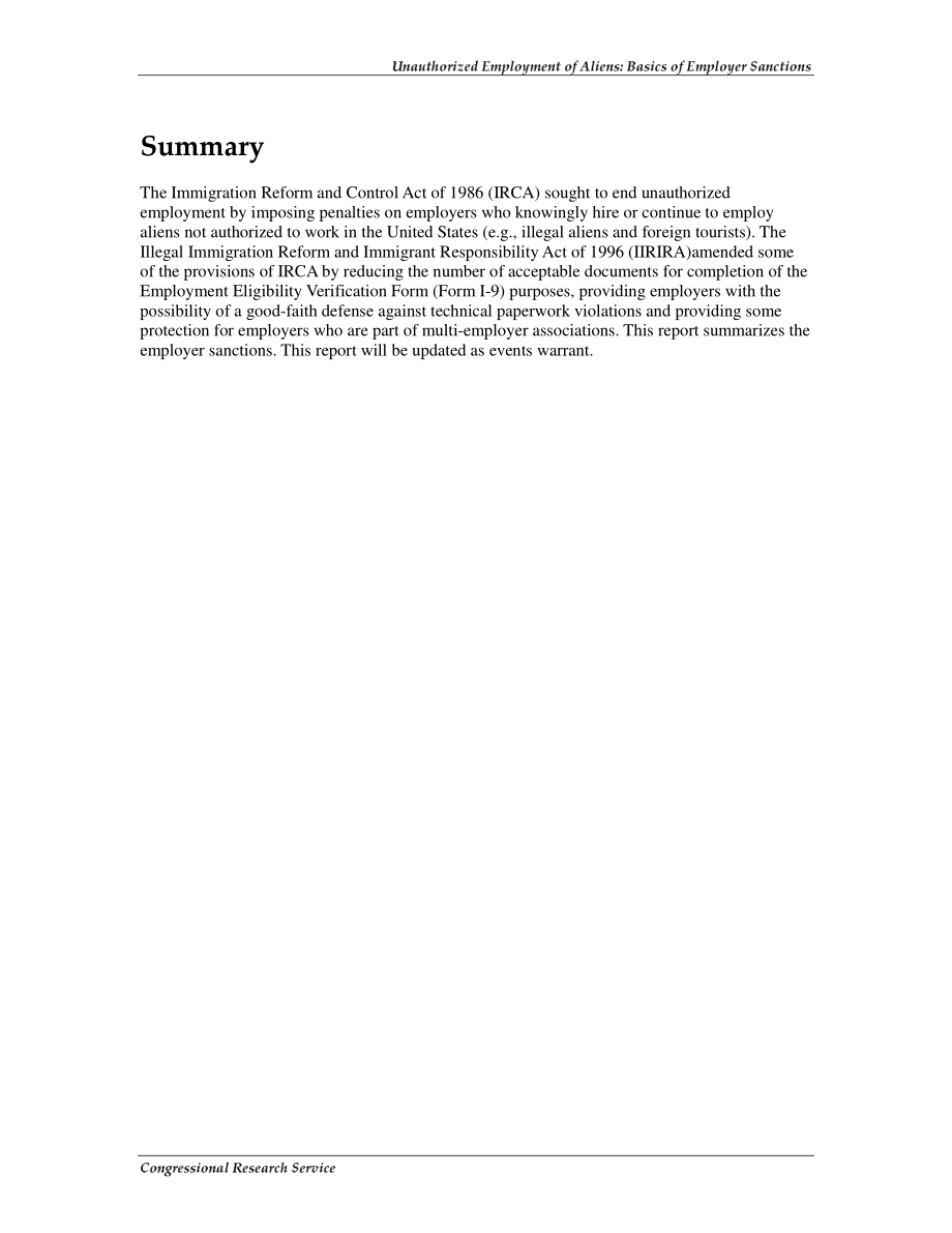 [20050629]RS22180_未经授权雇用外国人：雇主制裁的基础.pdf_第2页