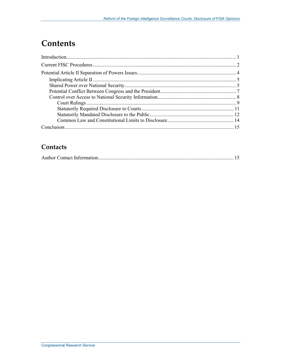 [20140224]R43404_外国情报监督法院的改革：FISA意见的披露.pdf_第3页