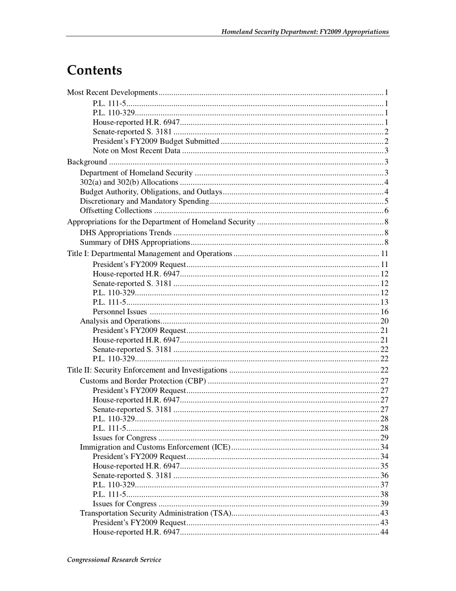 [20090304]RL34482_国土安全部：2009财年拨款.pdf_第3页