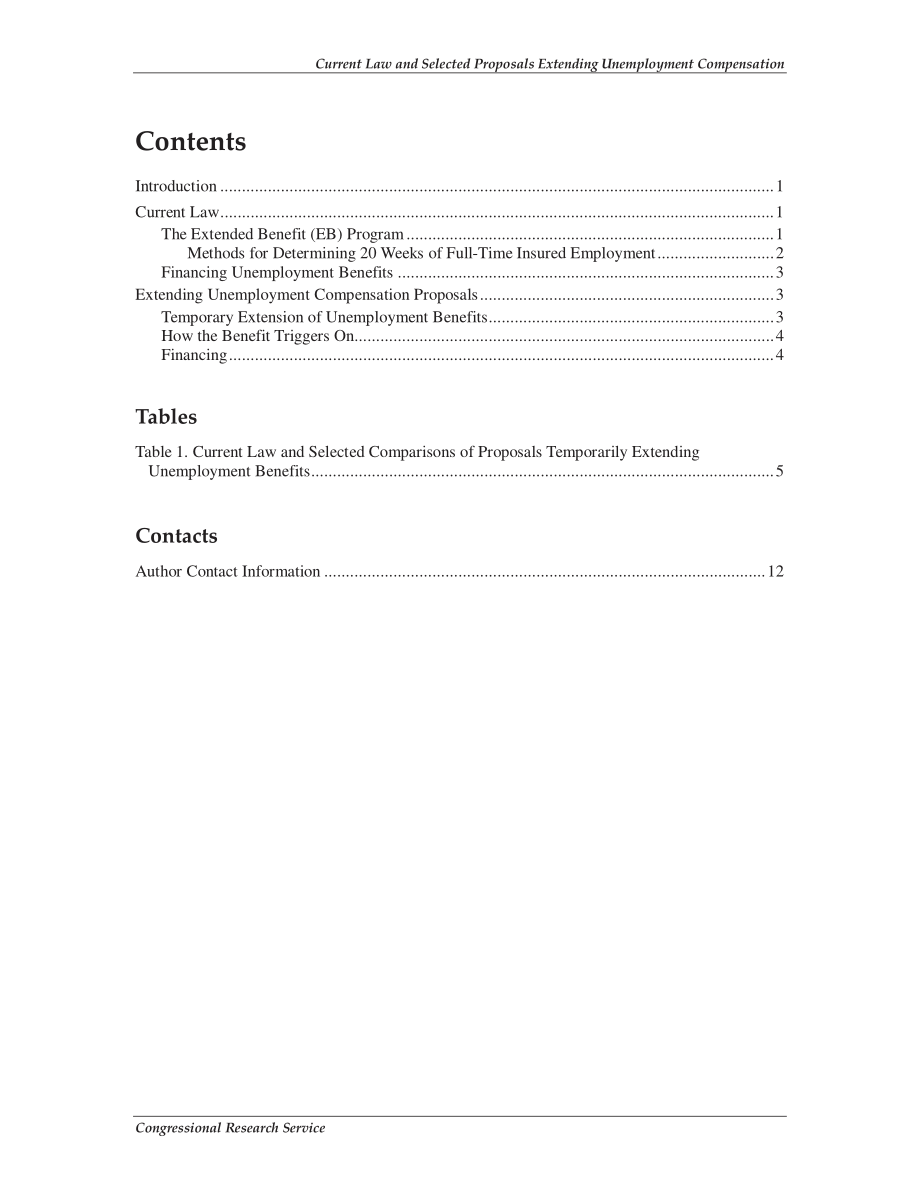 [20080721]RL34460_延长失业补偿金的现行法律和部分建议.pdf_第3页