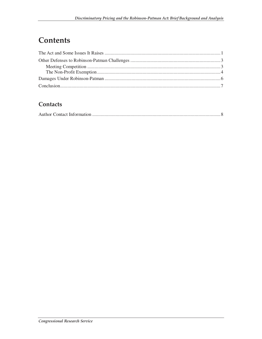 [20090116]R40146_歧视性定价和Robinson Patman法案：简要背景和分析.pdf_第3页