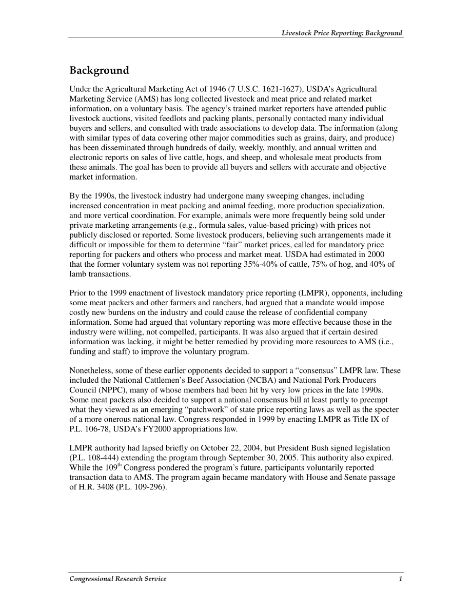 [20061006]RS21994_牲畜价格报告：出身背景.pdf_第3页