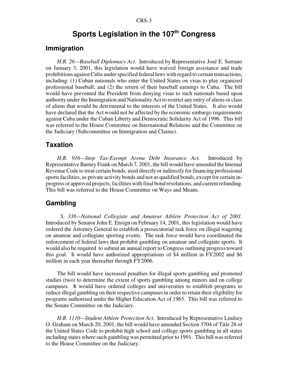 [20030113]RS20880_第107届国会的体育立法.pdf_第3页