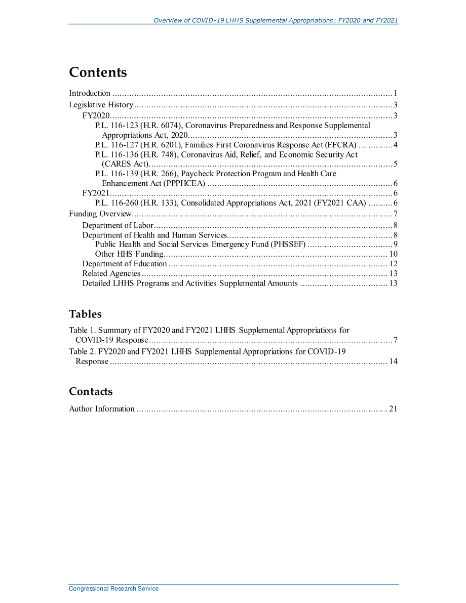 [20210423]R46775_2019冠状病毒疾病LHHS补充拨款概述：2020财年和2021财年.pdf_第3页