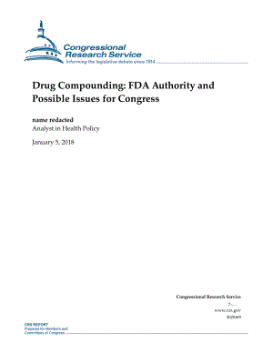 [20180105]R45069_药物配制：FDA授权和国会可能面临的问题 .pdf