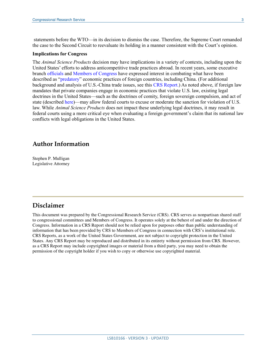 [20180709]LSB10166_谁在美国联邦法院解释外国法律？.pdf_第3页