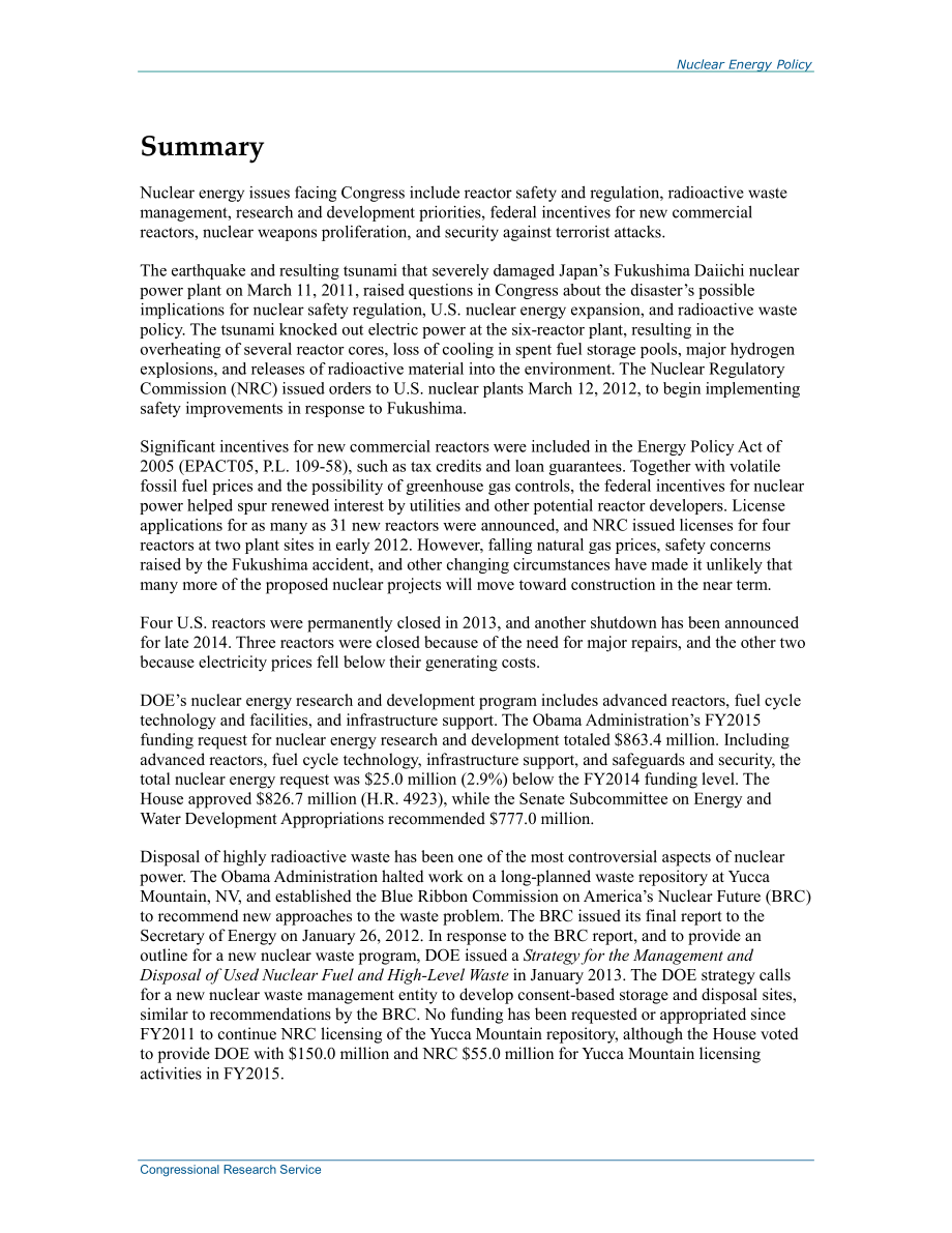 [20141015]RL33558_核能政策.pdf_第2页