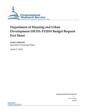 [20180417]R45166_住房和城市发展部（HUD）：2019财年预算申请概况表 .pdf