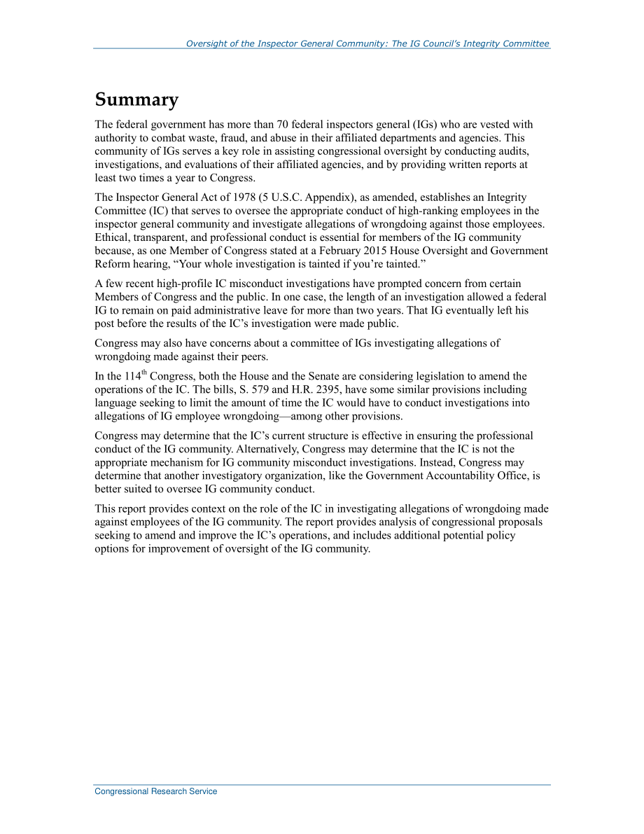 [20150921]R44198_监察长社区的监督：IG理事会廉正委员会.pdf_第2页