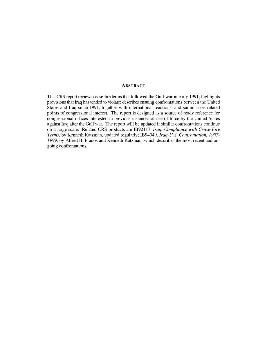 [19990331]98-386_伊拉克：1991-1998年战后的挑战和美国的应对措施.pdf_第2页