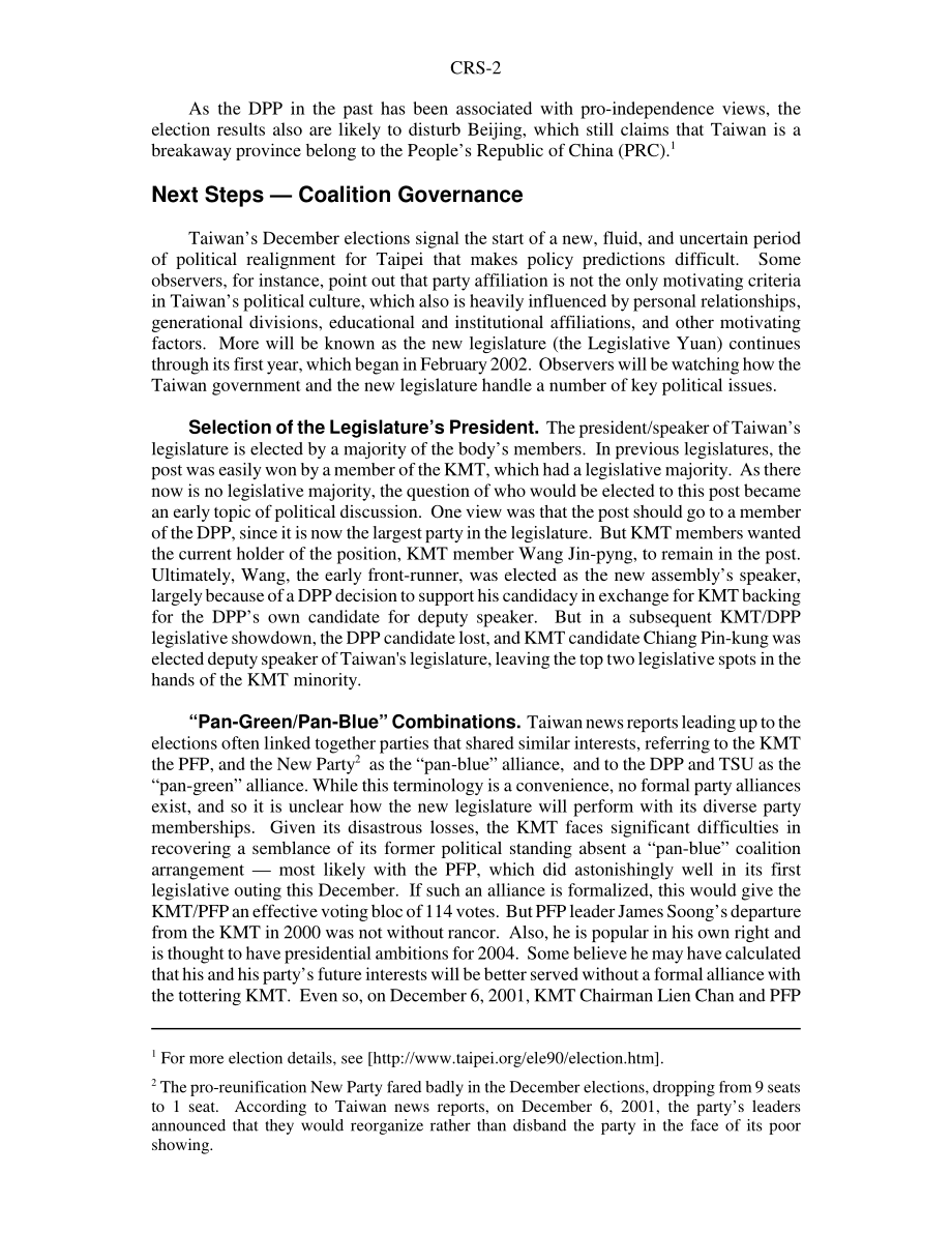 [20020510]RS21093_2001年12月台湾选举.pdf_第2页
