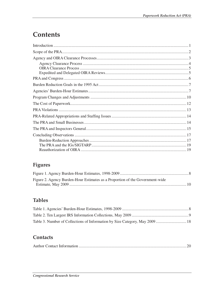 [20090615]R40636_文书减少法（PRA）：OMB和机构的责任和负担估计.pdf_第3页