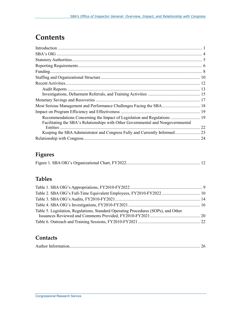 [20220415]R44589_SBA监察长办公室：概述、影响以及与国会的关系.pdf_第3页