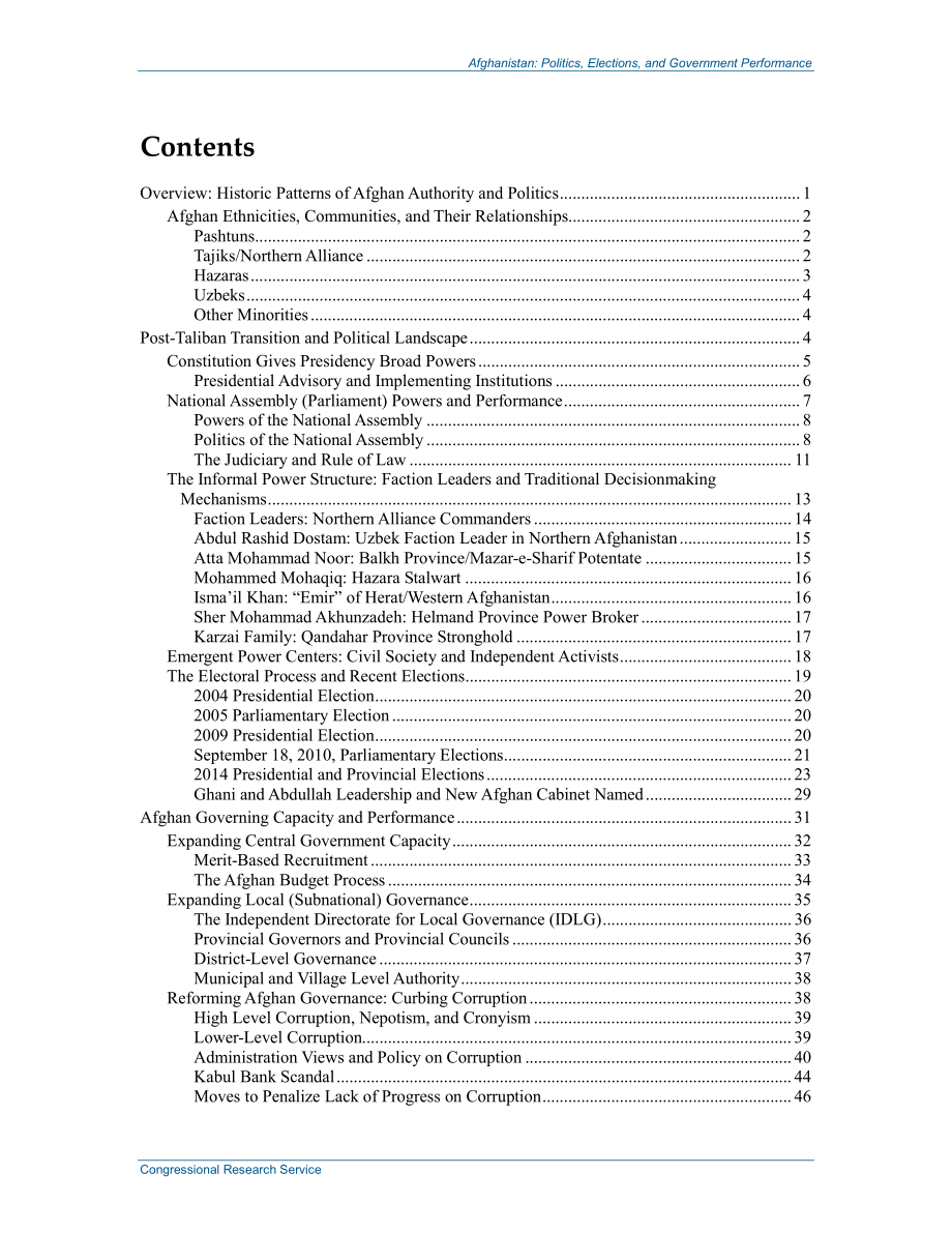 [20150112]RS21922_阿富汗：政治、选举和政府绩效.pdf_第3页