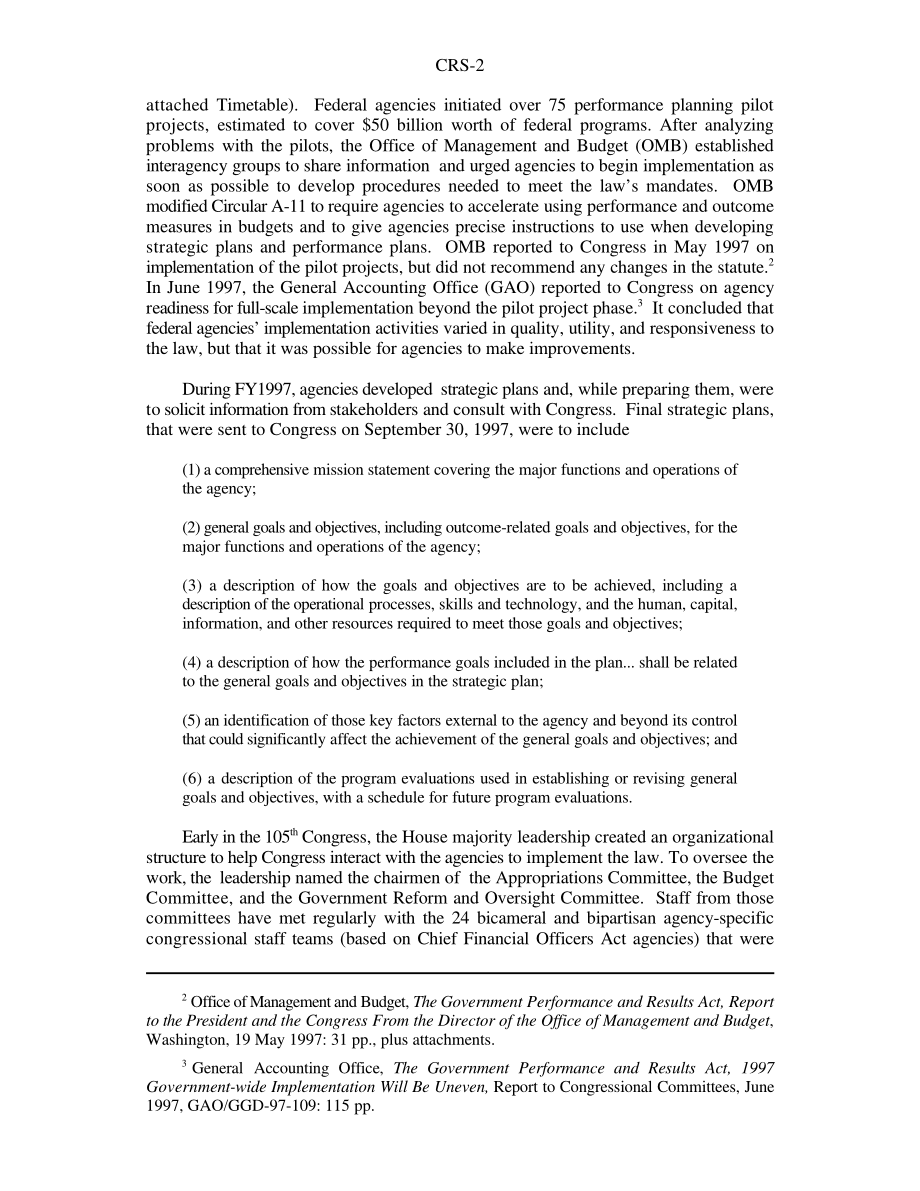 [19980306]97-1028STM_政府绩效和结果法案：1997年执行情况和可能关注的问题第105届大会第二届会议.pdf_第2页