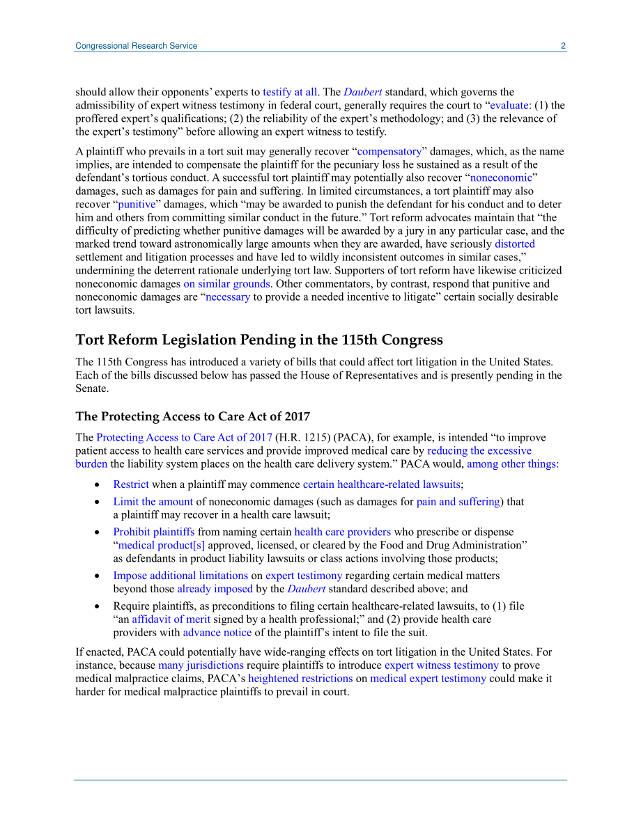 [20180410]LSB10118_第115届国会的侵权与诉讼改革.pdf_第2页