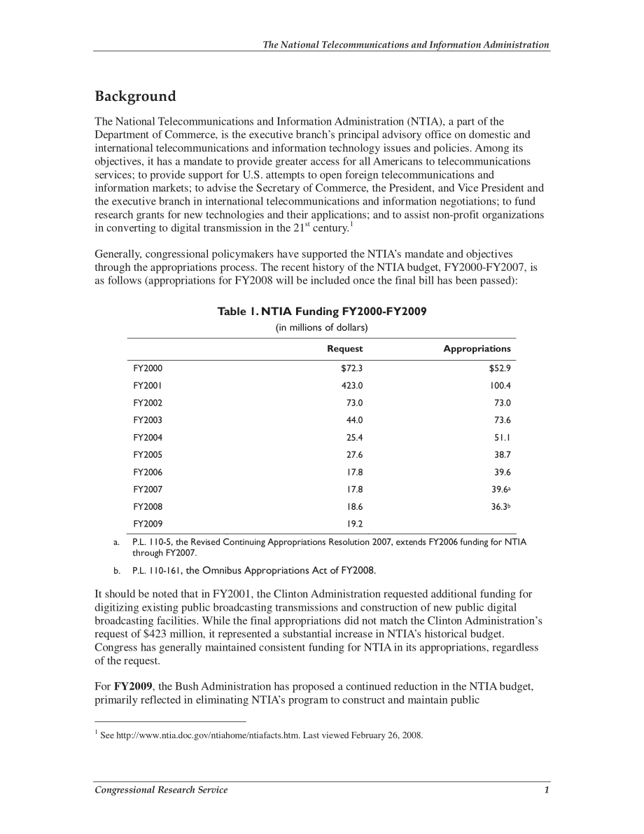 [20080226]RS21469_国家电信和信息管理局（NTIA）：预算、计划和问题.pdf_第3页