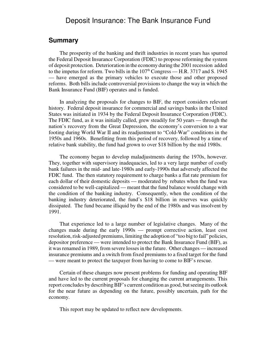 [20020718]RL31522_存款保险：银行保险基金.pdf_第2页