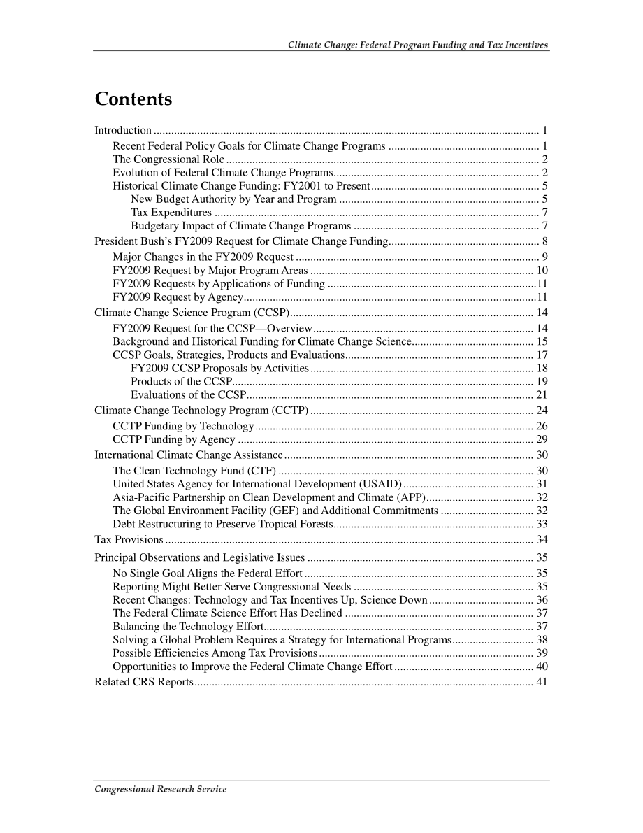[20081222]RL33817_气候变化：联邦计划资金和税收优惠.pdf_第3页