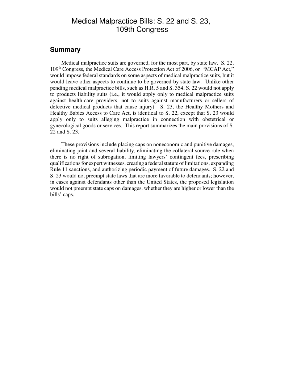 [20060508]RL33406_医疗事故法案：S、 第109届国会第22条和第23条.pdf_第2页