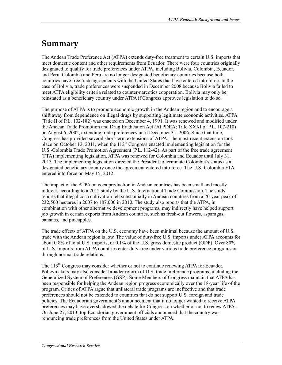 [20130716]RS22548_ATPA续订：背景和问题.pdf_第2页