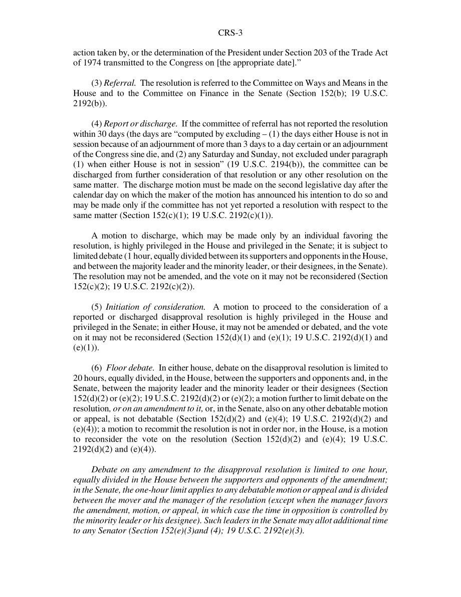[20020426]RS21180_可能不批准总统对进口钢材实施保障措施的立法程序.pdf_第3页