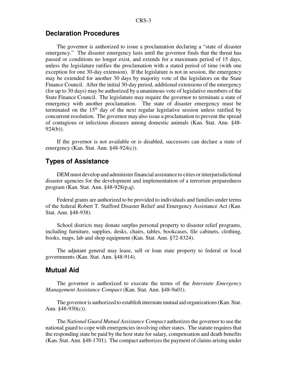 [20040323]RS21788_堪萨斯州应急管理和国土安全局总结.pdf_第3页