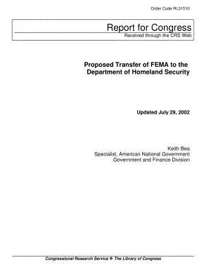 [20020729]RL31510_拟议将联邦应急管理局移交给国土安全部.pdf