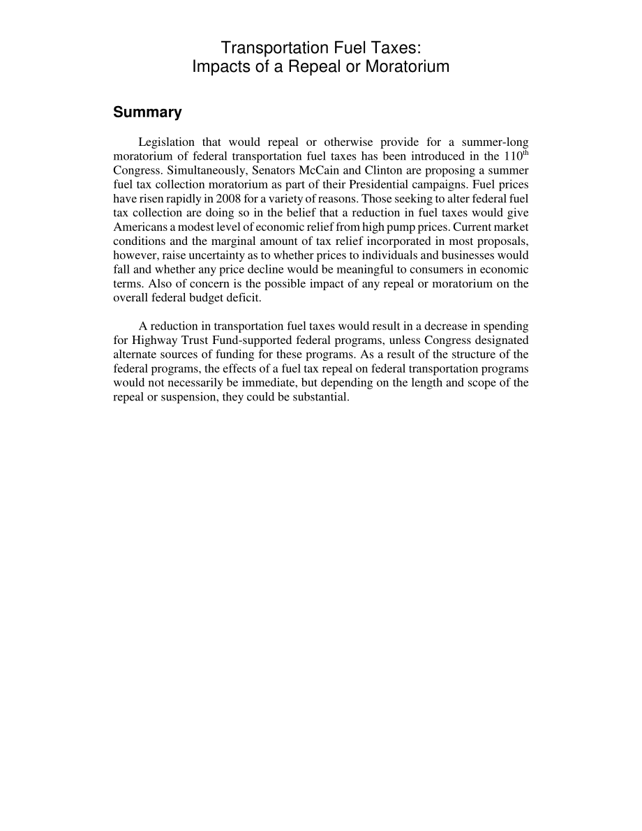 [20080507]RL34475_运输燃料税：废除或暂停的影响.pdf_第2页