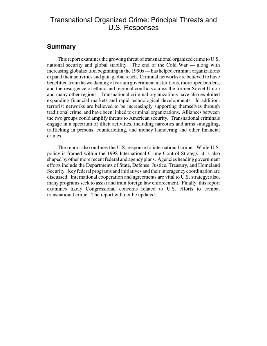 [20060320]RL33335_跨国有组织犯罪：主要威胁和美国的应对措施.pdf_第2页