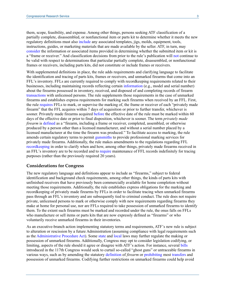 [20220425]LSB10733_私人制造和无标记枪支：ATF“幽灵枪”规则概述.pdf_第3页