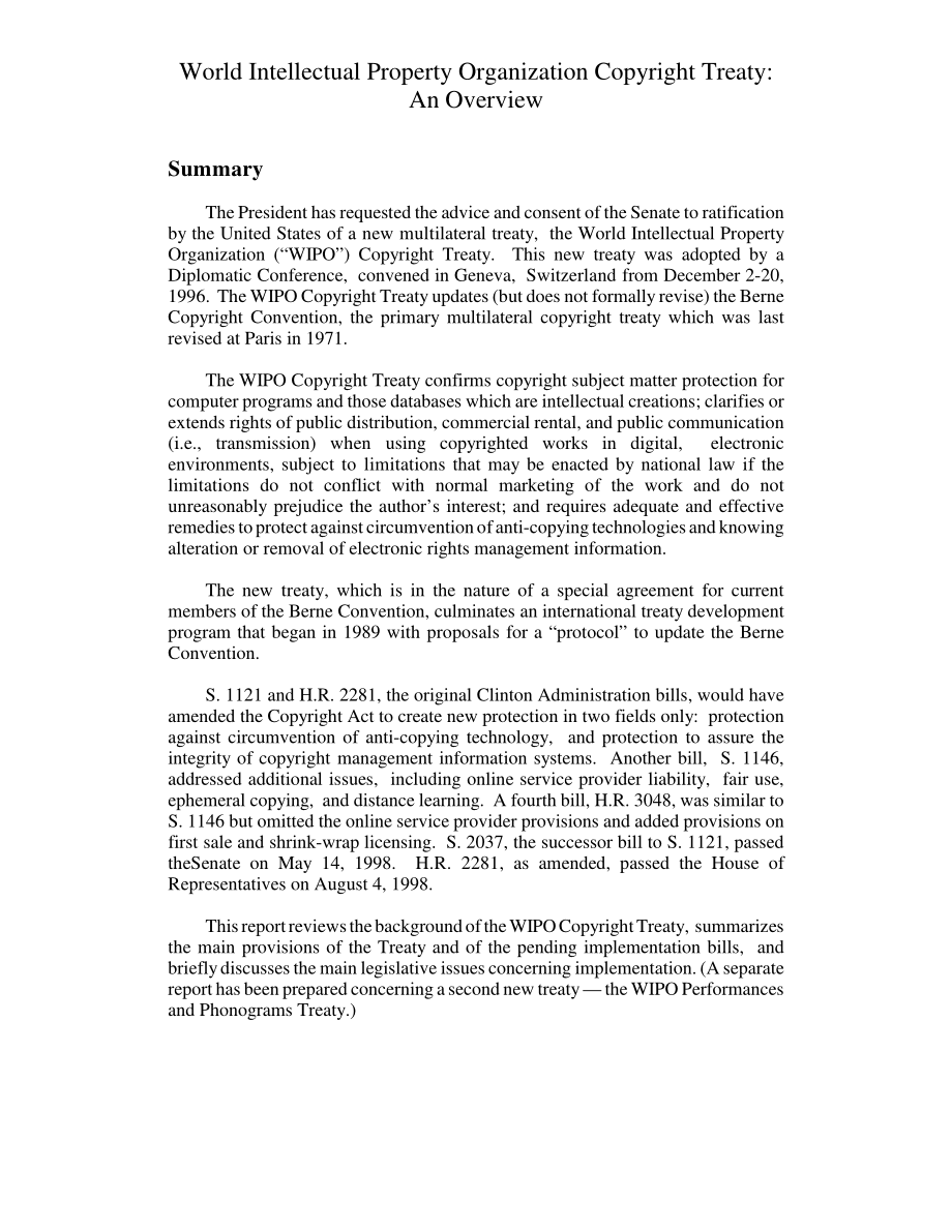 [19980910]97-444_世界知识产权组织版权条约：概述.pdf_第3页