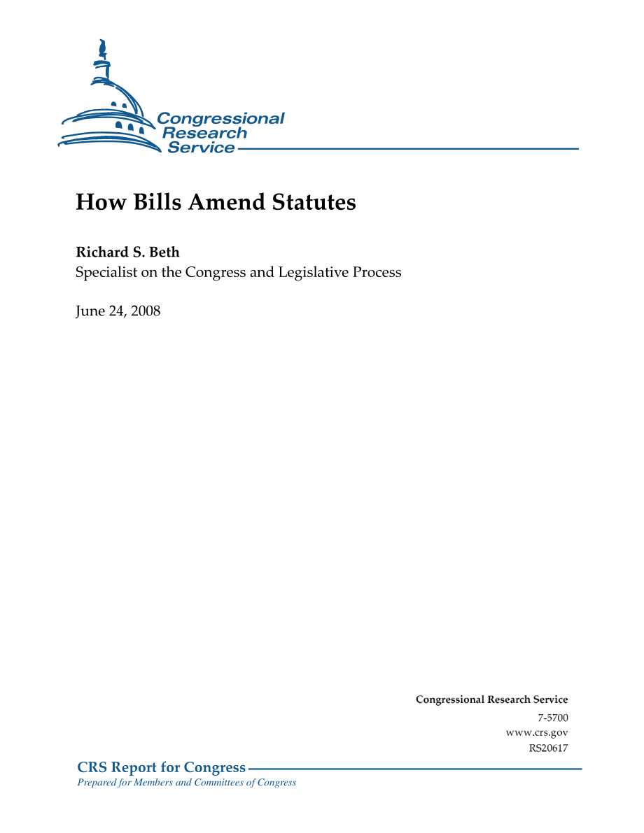 [20080624]RS20617_法案如何修改法规.pdf_第1页