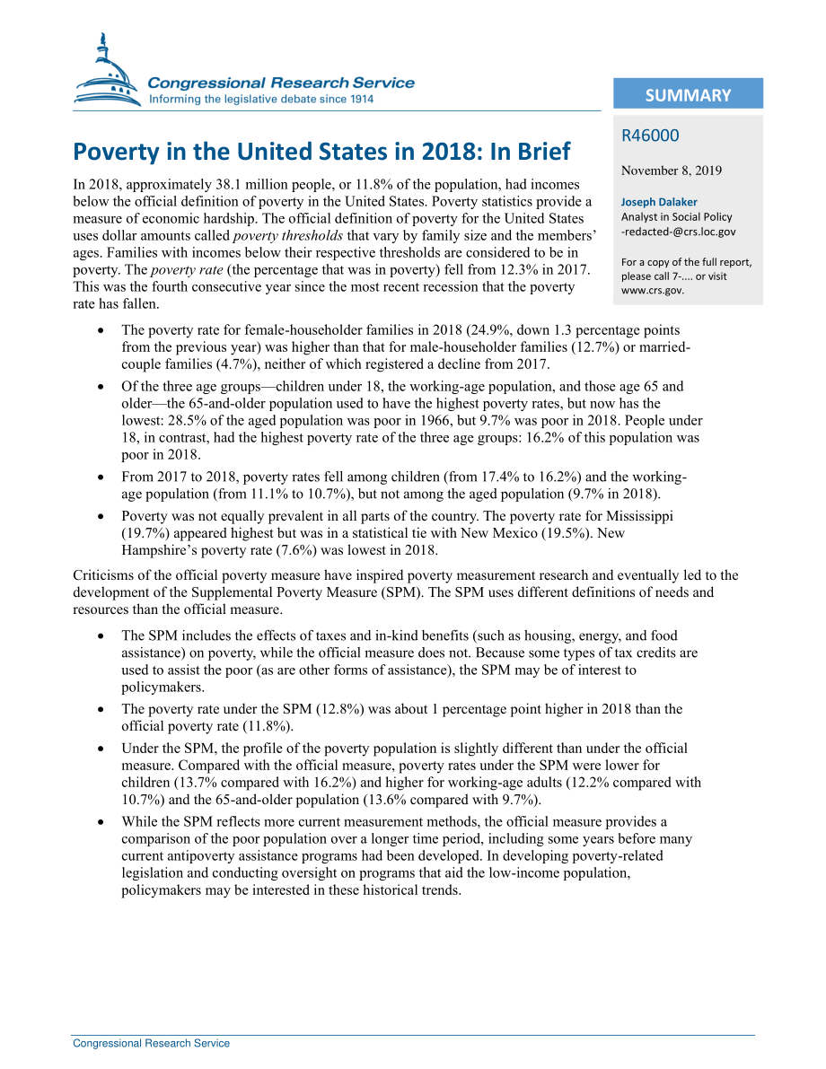 [20191108]R46000_2018年美国贫困状况：简言之.pdf_第2页