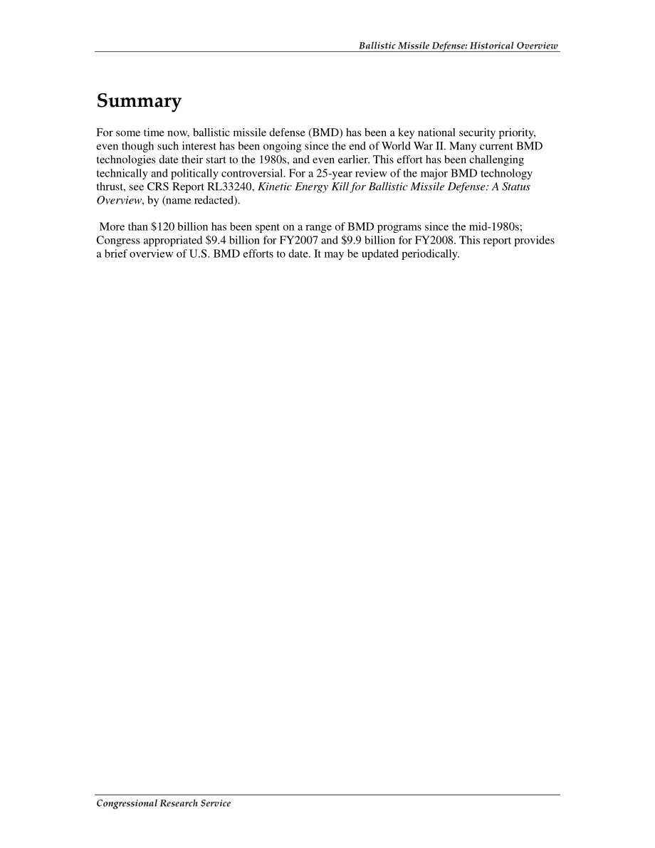 [20080128]RS22120_弹道导弹防御：历史概述.pdf_第2页