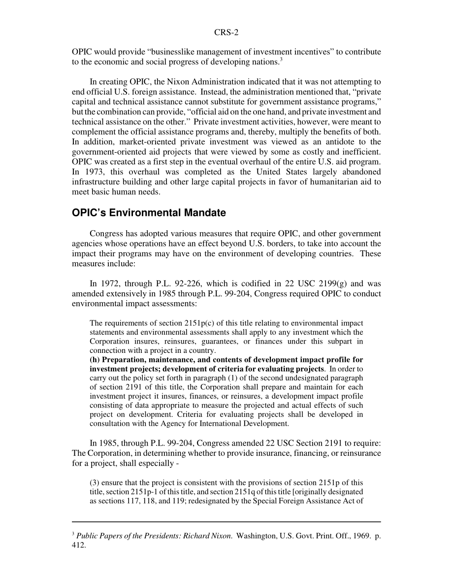 [20030811]RS21587_海外私人投资公司：环境审查程序.pdf_第2页