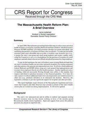 [20060526]RS22447_马萨诸塞州医疗改革计划：简要概述.pdf