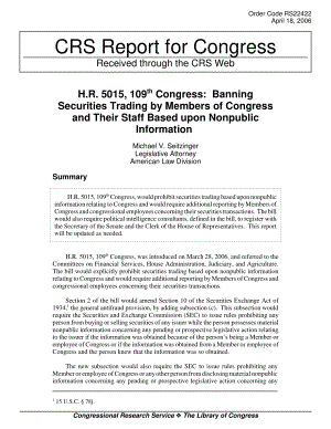 [20060418]RS22422_H、 R5015109届大会：禁止国会议员及其工作人员根据非公开信息进行证券交易.pdf